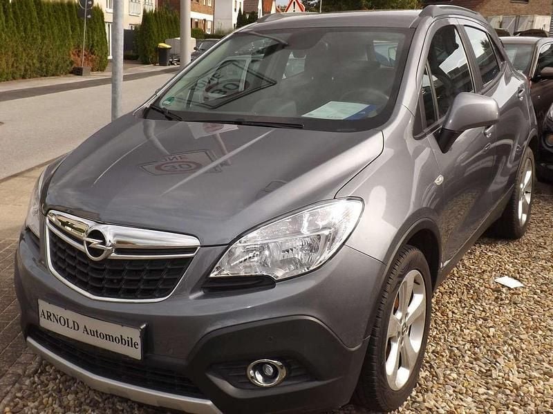 Satin steel grey Gebraucht 2014 Opel Mokka Edition SUV | 9.300 € - Bild 1/4