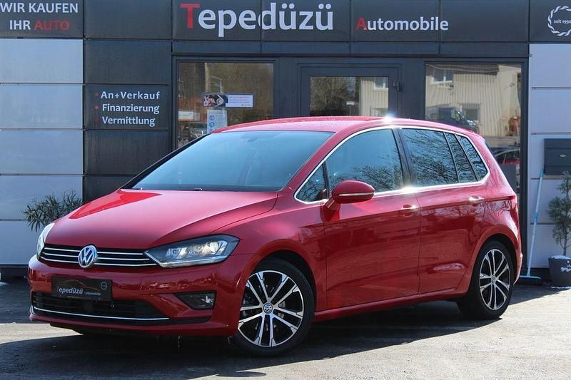 Rot Gebraucht 2014 VW Golf VII Highline Limousine | 9.999 € (Guter Preis) - Bild 1/4