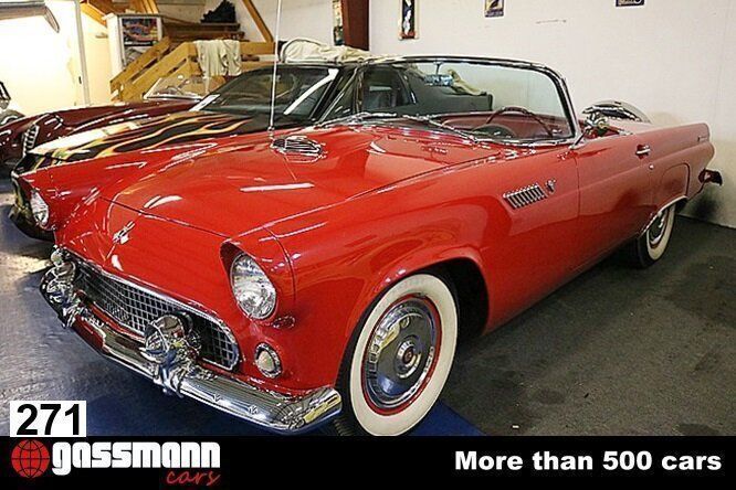 Rot Gebraucht 1956 Ford Thunderbird Cabrio | 64.000 € - Bild 1/4