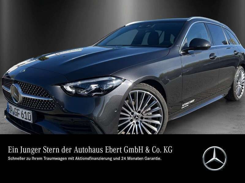 lack graphitgrau Gebraucht 2025 Mercedes C220 AMG Kombi | 52.890 € (Teuer) - Bild 1/4