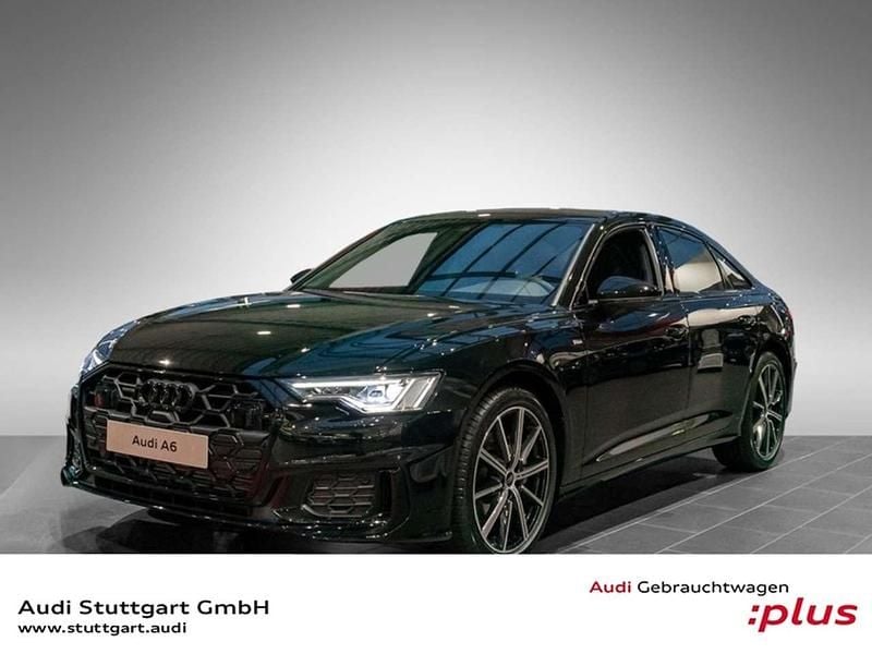 Mythosschwarz metallic Gebraucht 2025 Audi A6 S-Line Limousine | 59.970 € (Superpreis) - Bild 1/4