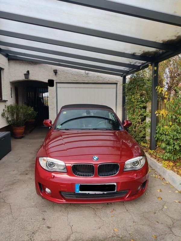 Rot Gebraucht 2011 BMW 118 Cabriolet Cabrio | 10.999 € (Fairer Preis) - Bild 1/4