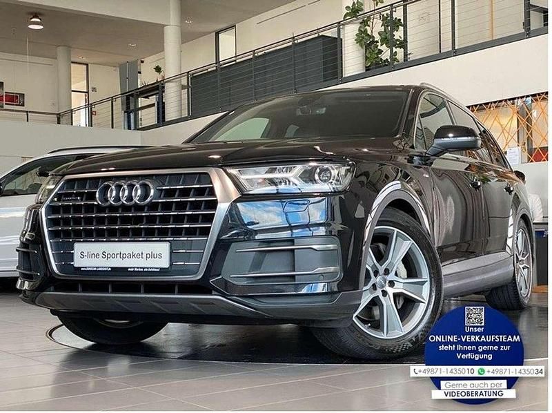 Schwarz Gebraucht 2016 Audi Q7 S-line plus SUV | 30.980 € (Guter Preis) - Bild 1/3