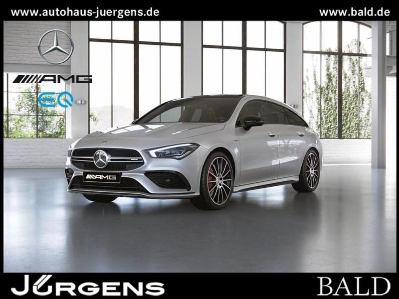 Weiss digitalweiß Gebraucht 2021 Mercedes CLA35 AMG AMG Kombi | 41.490 € (Etwas zu teuer) - Bild 1/4