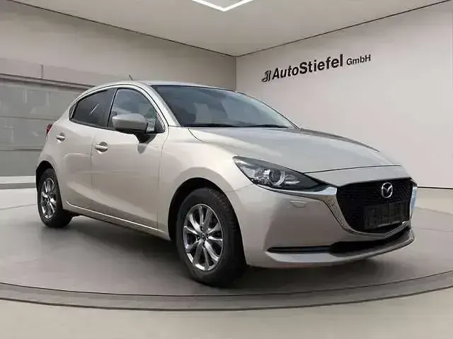 Gebraucht Mazda 2 Exclusive-Line 90 PS (66 kW) 2022 Platinum quartz Kleinwagen