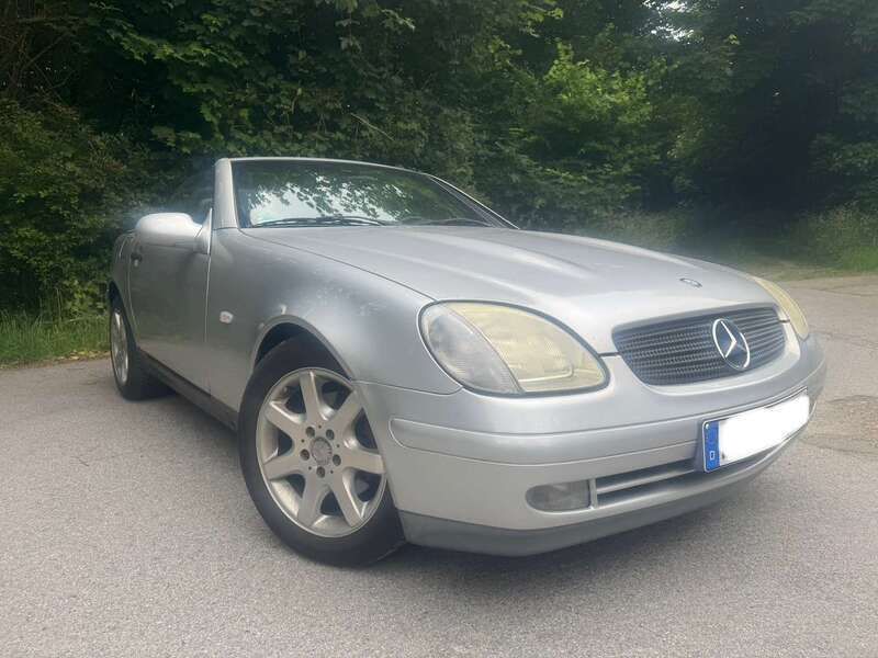 Silber Gebraucht 1997 Mercedes SLK200 Cabrio | 4.800 € (Fairer Preis) - Bild 1/4