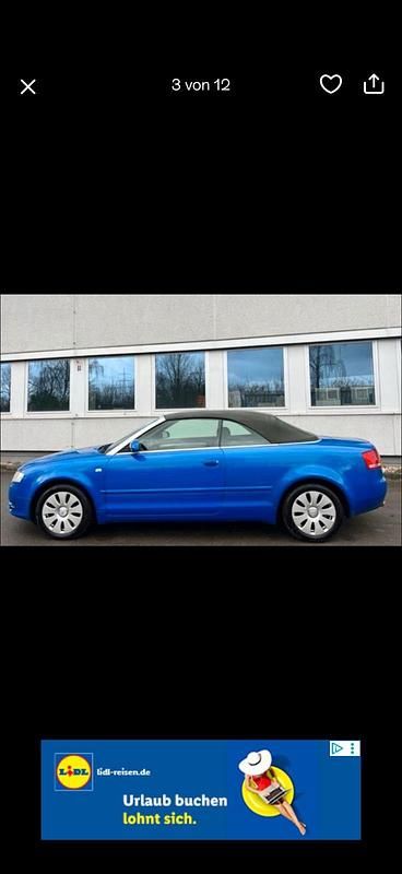 Gebraucht Audi A4 Cabriolet 163 PS (119 kW) 2008 Blau Cabrio