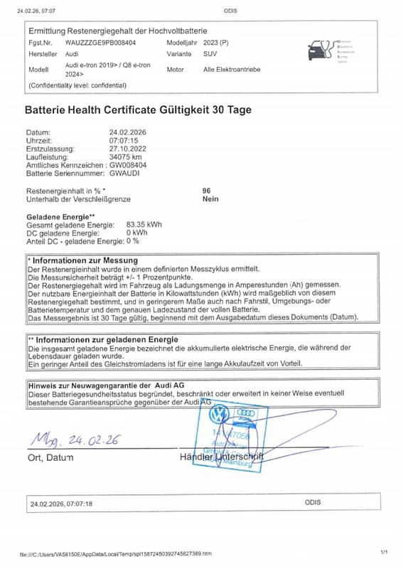 Gebraucht Audi e-tron Ambiente 369 kW (503 PS) 2023 SUV