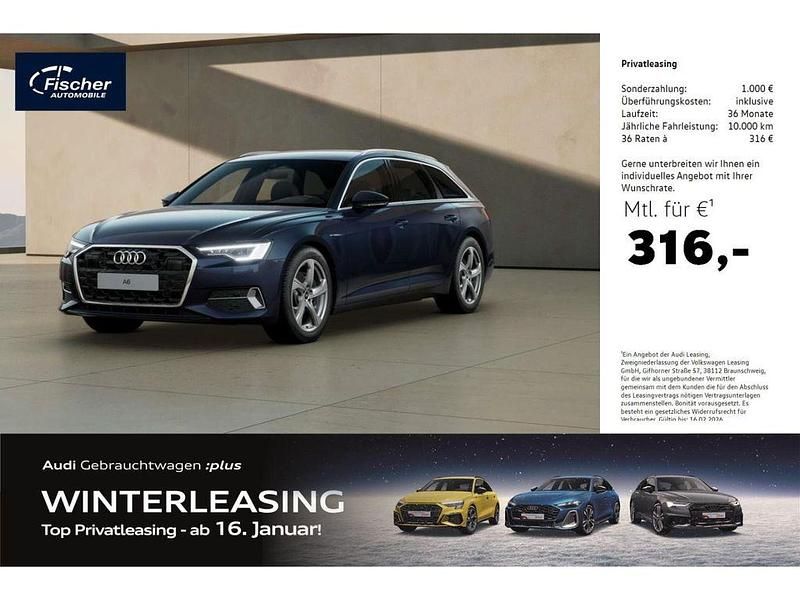 Blau Gebraucht 2025 Audi A6 Advanced Kombi | 45.480 € (Guter Preis) - Bild 1/4