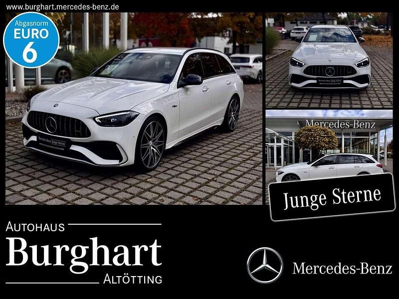 Unilack polarweiß Gebraucht 2023 Mercedes C43 AMG Premium Kombi | 52.900 € (Superpreis) - Bild 1/4