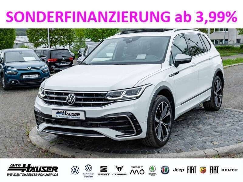 Weiss Gebraucht 2023 VW Tiguan Allspace R-line SUV | 43.985 € (Fairer Preis) - Bild 1/2
