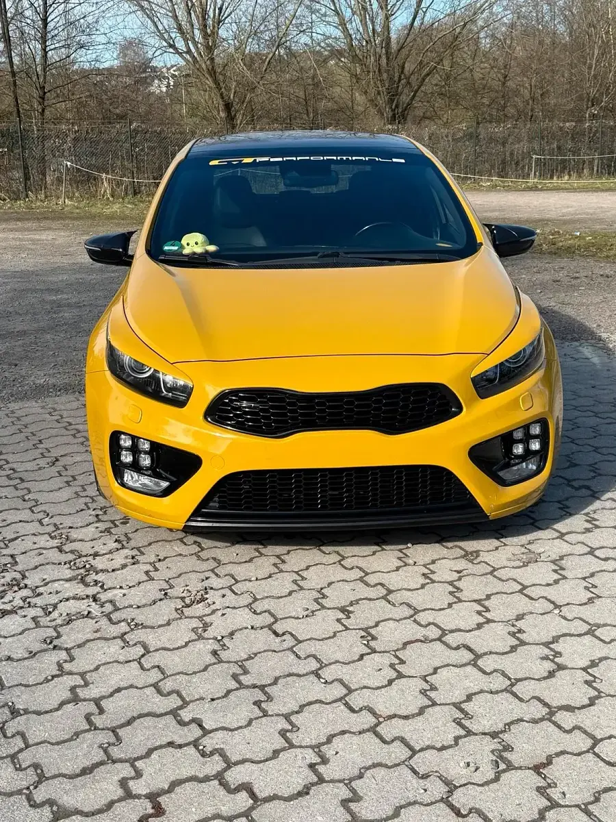 Gebraucht Kia Ceed GT GT 204 PS (150 kW) 2016 Gelb Coupé