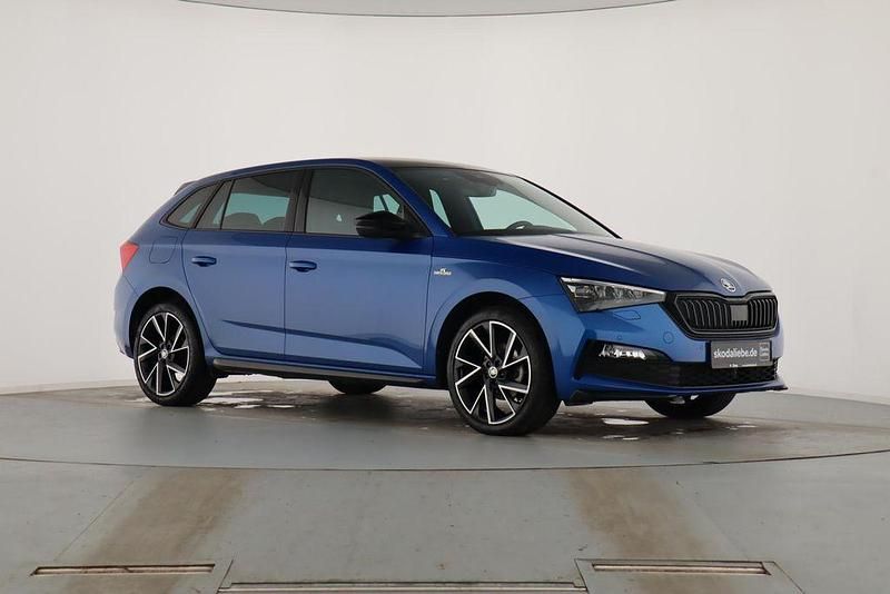 Gebraucht Skoda Scala Monte Carlo 150 PS (110 kW) 2021 Raceblau metallic Kleinwagen