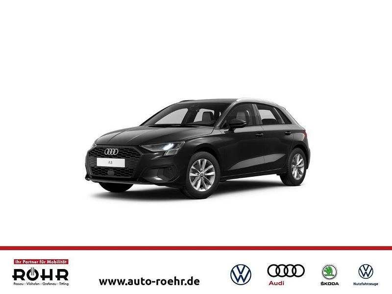 Mythosschwarz metallic Gebraucht 2024 Audi A3 S-Line Limousine | 27.880 € (Guter Preis) - Bild 1/4