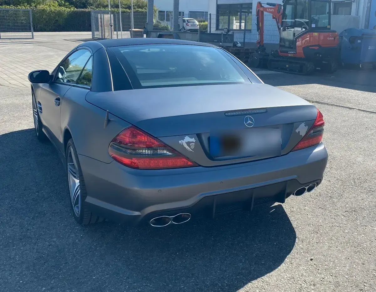 Używany Mercedes SL500 306 KM (225 kW) 2003 Srebrny Kabriolet