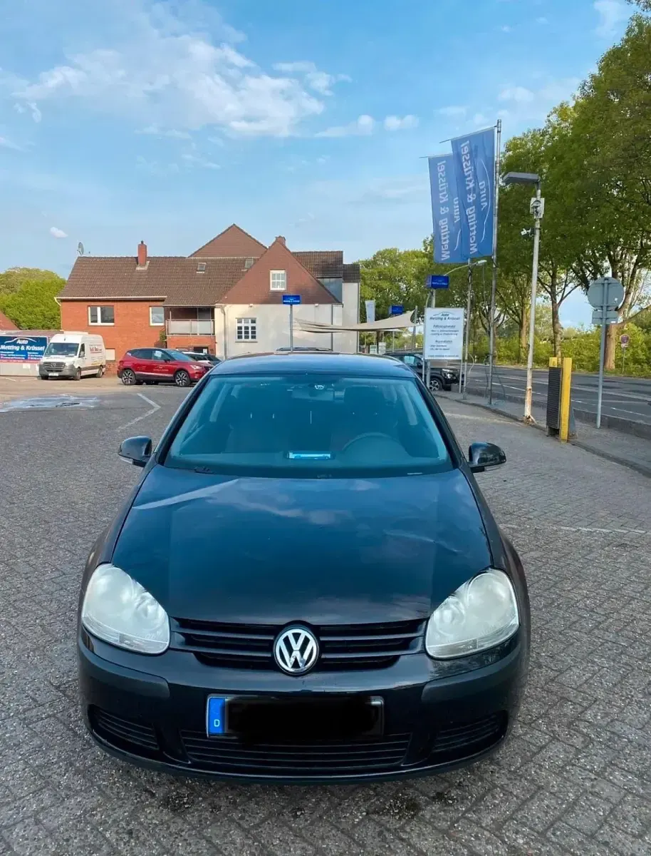 Gebraucht VW Golf V 2005 Schwarz Kleinwagen