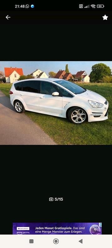 Weiß Gebraucht 2012 Ford S-MAX S Van / Kleinbus | 5.999 € (Guter Preis) - Bild 1/4