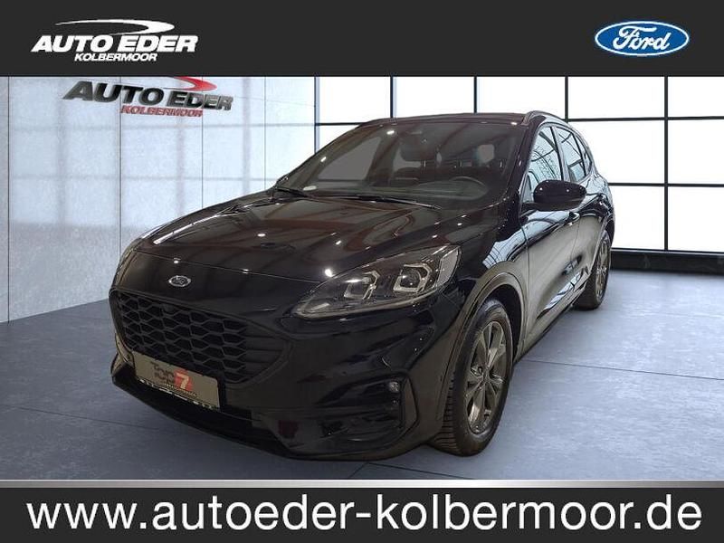 Obsidian schwarz (metallic) Gebraucht 2023 Ford Kuga ST-Line SUV | 30.880 € (Etwas zu teuer) - Bild 1/4