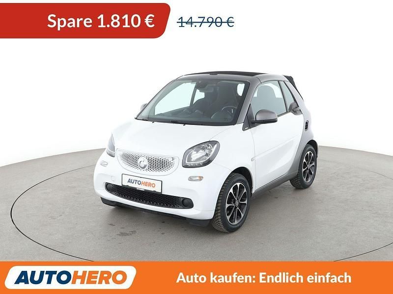 Weiß Gebraucht 2017 Smart ForTwo Cabrio Passion Cabrio | 12.980 € (Fairer Preis) - Bild 1/3