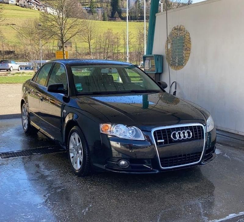 Schwarz Gebraucht 2006 Audi A4 S-Line Limousine | 2.650 € (Guter Preis) - Bild 1/4