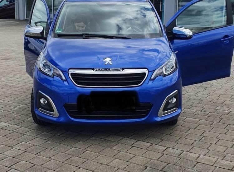Blau Gebraucht 2019 Peugeot 108 Allure Kleinwagen | 6.200 € (Superpreis) - Bild 1/4