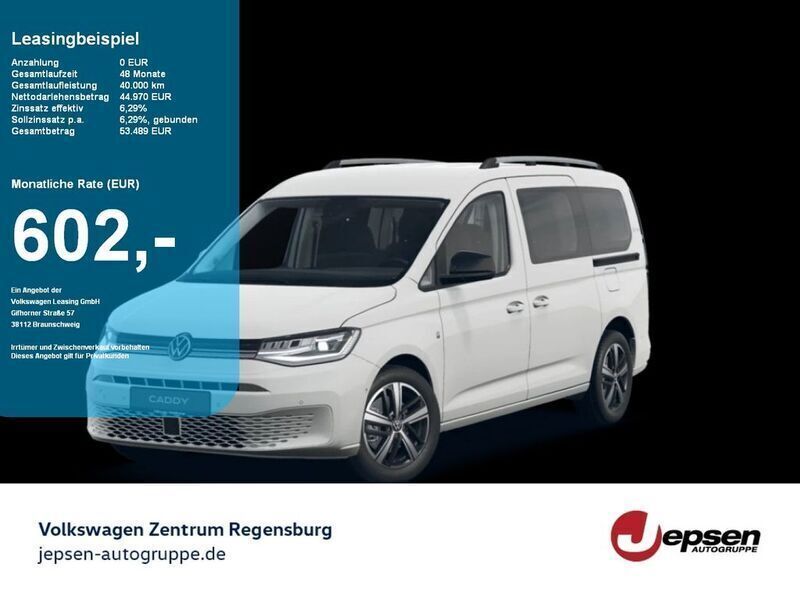 Candyweiß Neu 2024 VW Caddy Maxi Life Life Van / Kleinbus | 44.970 € (Fairer Preis) - Bild 1/3