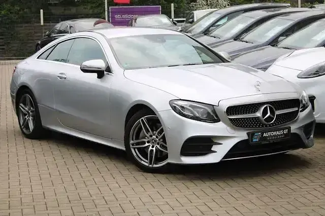 Brugt Mercedes E200 AMG 184 HK (135 kW) 2019 Sølv Coupe