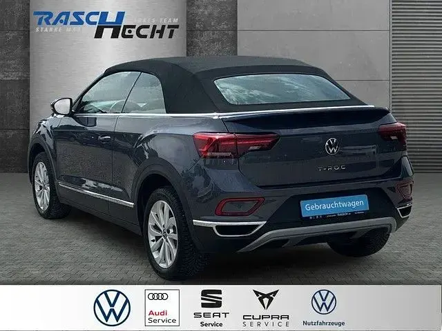 Gebraucht VW T-Roc Cabriolet Style 116 PS (85 kW) 2024 Rauchgrau metallic Cabrio