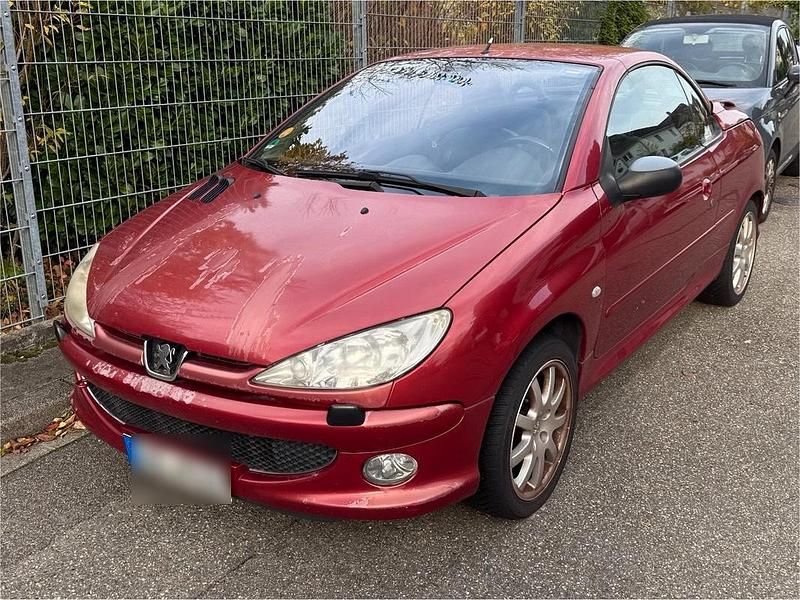 Rot Gebraucht 2003 Peugeot 206 CC Cabrio | 1.400 € (Guter Preis) - Bild 1/4