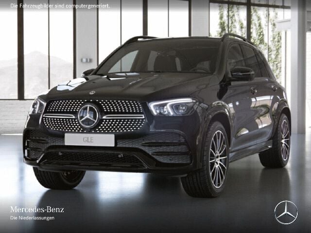 Schwarz Gebraucht 2022 Mercedes GLE350 SUV | 67.790 € (Teuer) - Bild 1/4