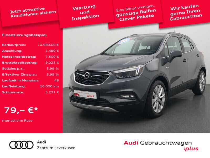 Grau Gebraucht 2018 Opel Mokka X Innovation SUV | 10.980 € (Guter Preis) - Bild 1/4