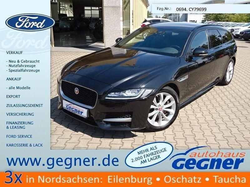 Santorini black Gebraucht 2019 Jaguar XF Sportbrake R-Sport Kombi | 19.840 € (Fairer Preis) - Bild 1/4