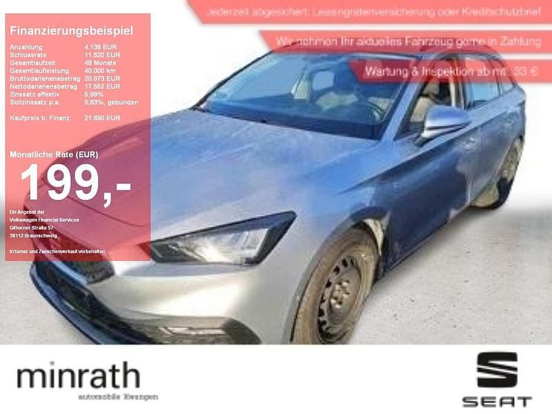 Silber Gebraucht 2021 Seat Leon Style Kombi | 21.690 € (Guter Preis) - Bild 1/4