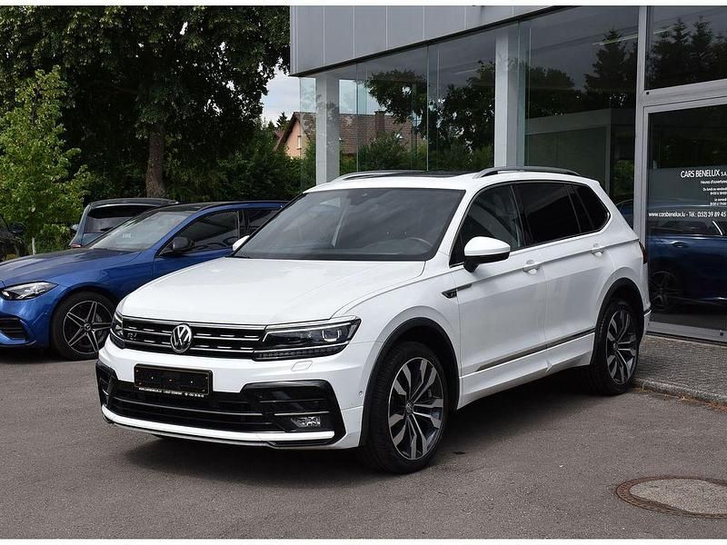Weiß Gebraucht 2019 VW Tiguan Allspace R-line SUV | 22.950 € (Superpreis) - Bild 1/4
