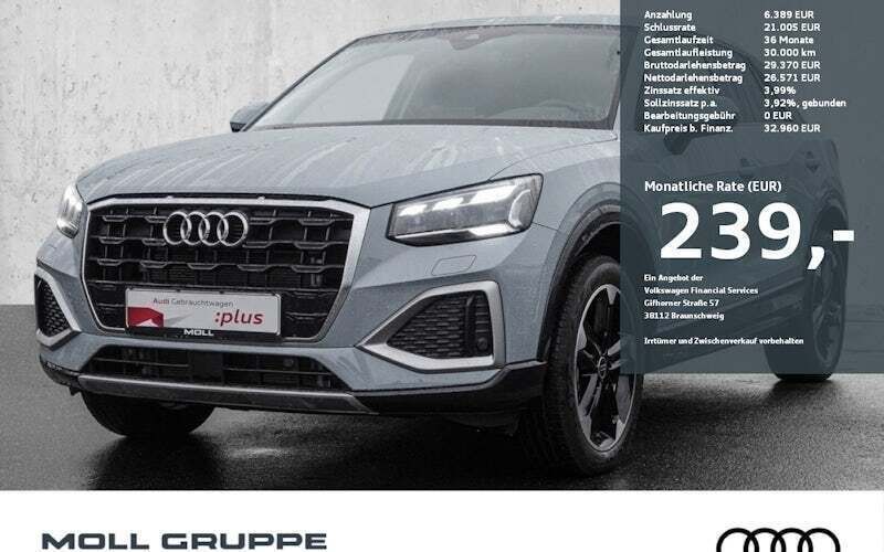 Grau Gebraucht 2024 Audi Q2 Advanced Plus SUV | 32.960 € (Fairer Preis) - Bild 1/3
