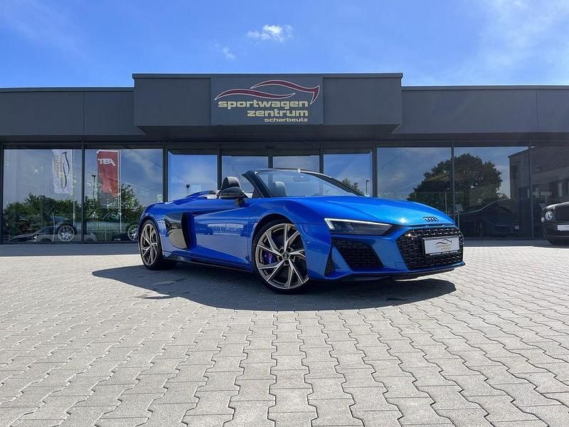 Blau Neu 2024 Audi R8 Spyder Performance Cabrio | 219.985 € - Bild 1/4