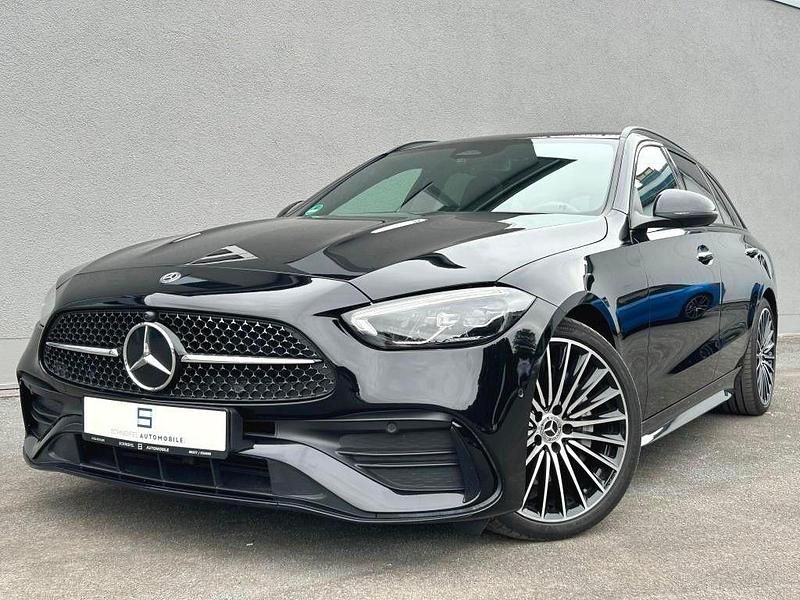 Schwarz Gebraucht 2021 Mercedes C300e Business Limousine | 39.891 € - Bild 1/4
