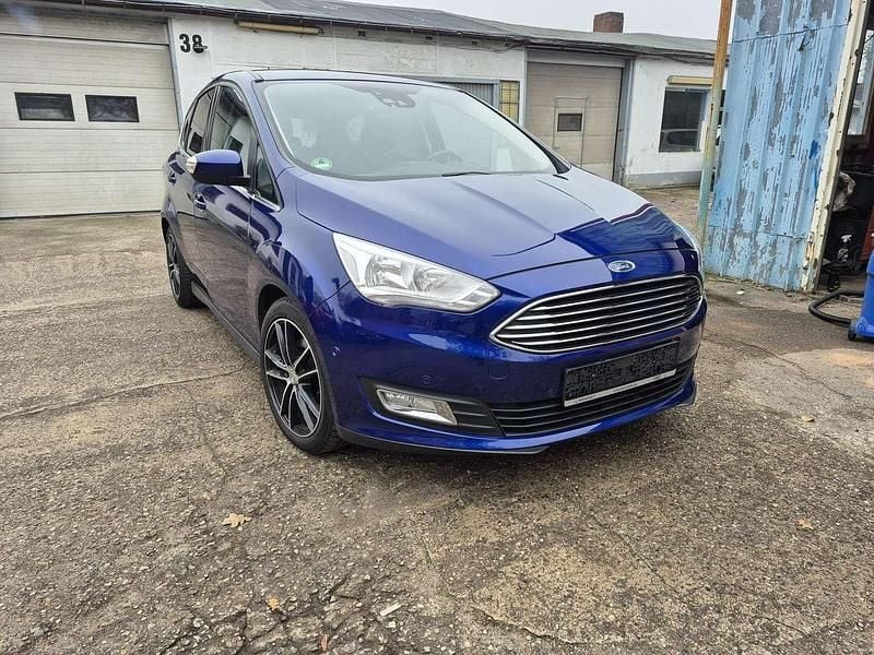 Indicblau metallic Gebraucht 2018 Ford C-MAX Titanium Van / Kleinbus | 7.999 € - Bild 1/4