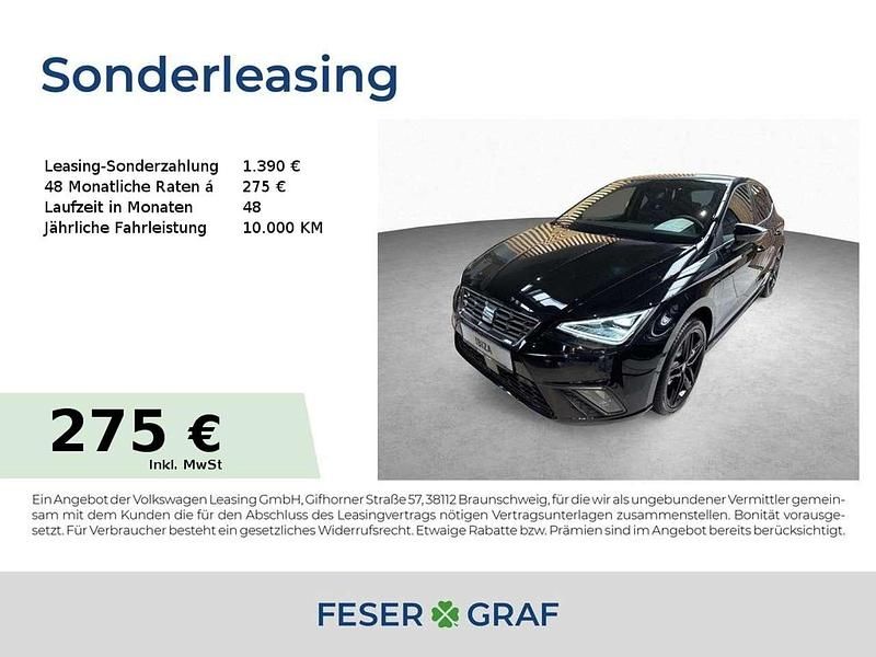 Midnight schwarz metallic Gebraucht 2025 Seat Ibiza Black Edition Limousine | 26.980 € (Teuer) - Bild 1/4