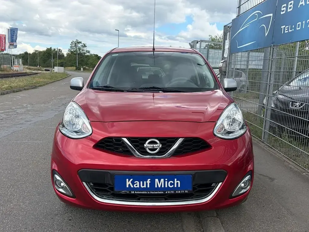 Gebraucht Nissan Micra 2016 Rot Kleinwagen