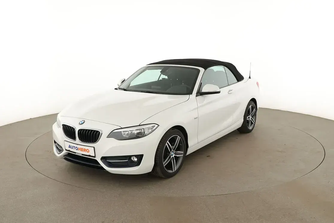 Gebraucht BMW 218 Sport Line 136 PS (100 kW) 2017 Cabrio