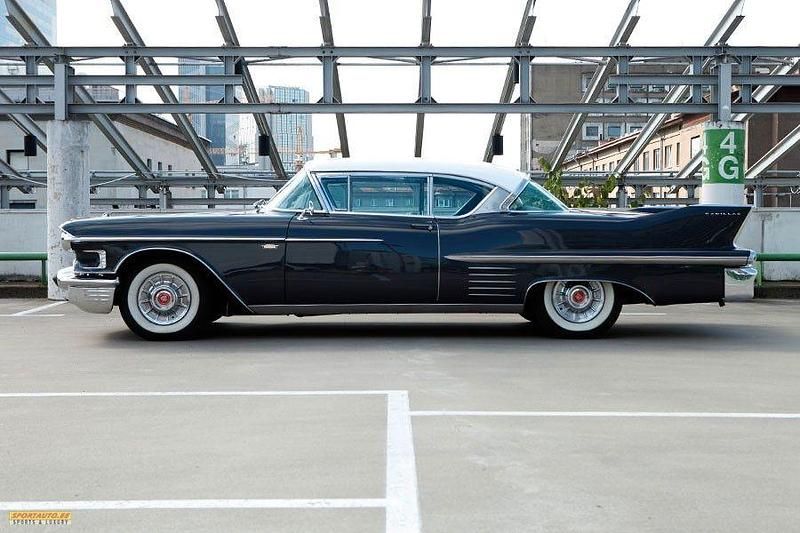Second-hand Cadillac Coupé DeVille 314 CP (230 kW) 1958 Gri Coupe