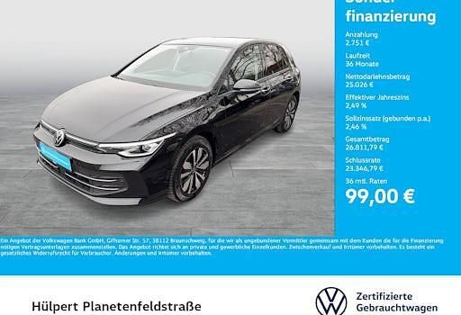 Gebraucht VW Golf VIII Goal 150 PS (110 kW) 2025 Schwarz Limousine