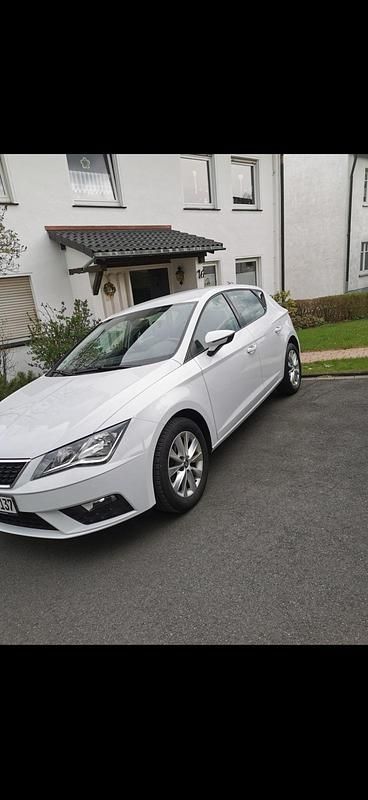 Usata Seat Leon 110 CV (80 kW) 2017 Bianco Berlina