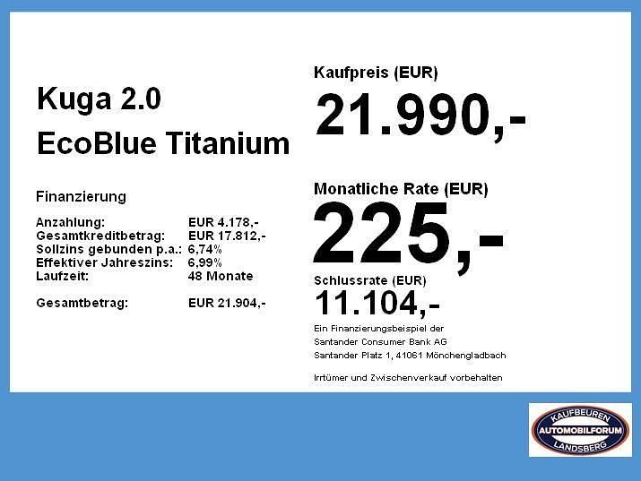 Gebraucht Ford Kuga Titanium 190 PS (139 kW) 2022 Magneticgrau (metallic) SUV
