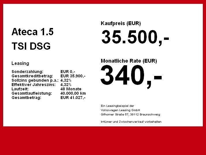 Neu Seat Ateca 150 PS (110 kW) 2025 Grau SUV