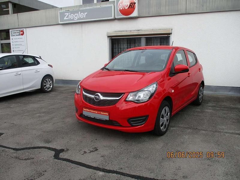 Mohnrot Gebraucht 2015 Opel Karl Edition Kleinwagen | 7.250 € (Guter Preis) - Bild 1/4