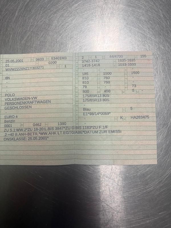 Gebraucht VW Polo 2001 Blau Kleinwagen