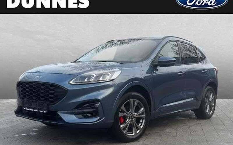 Blau Gebraucht 2022 Ford Kuga Titanium X SUV | 25.950 € (Superpreis) - Bild 1/4