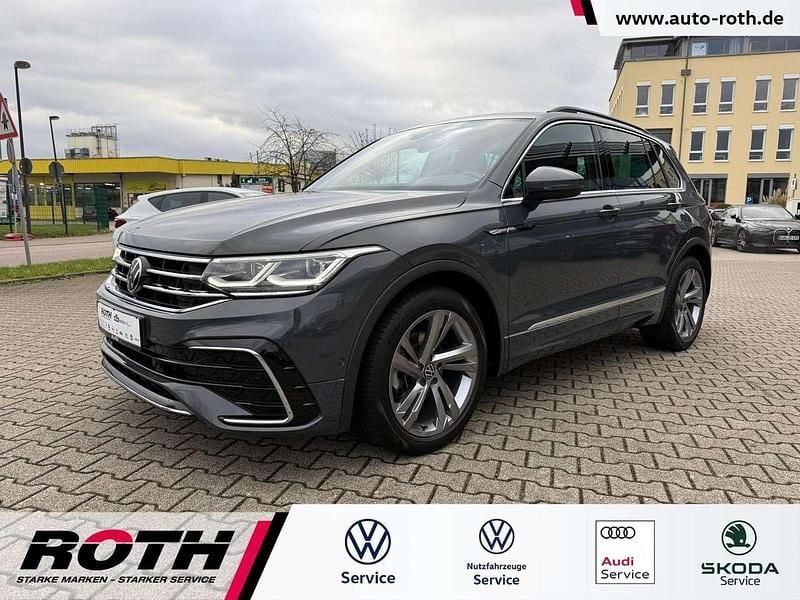 Delfingrau metallic Gebraucht 2023 VW Tiguan R-line SUV | 28.990 € (Superpreis) - Bild 1/4